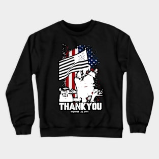 Thank You - memorial day Crewneck Sweatshirt